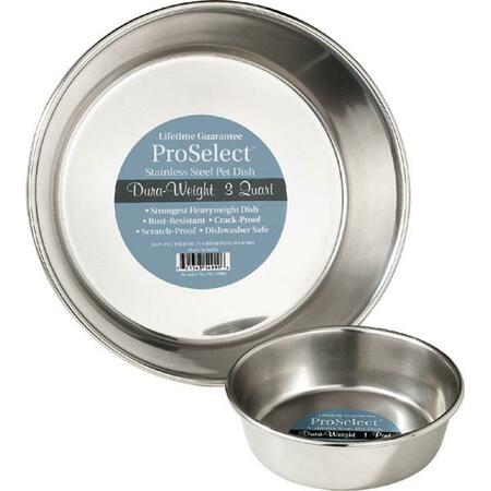 PETEDGE ProSelect Stainless Steel Dura-Weight Dish 2 Qt ZW149 64